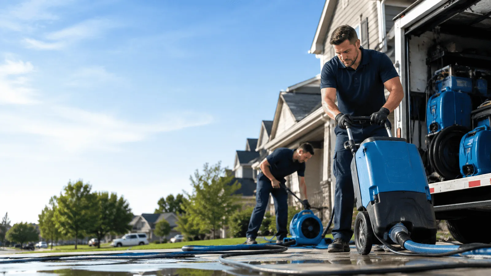 Dehumidification being performed in Holtwood, PA